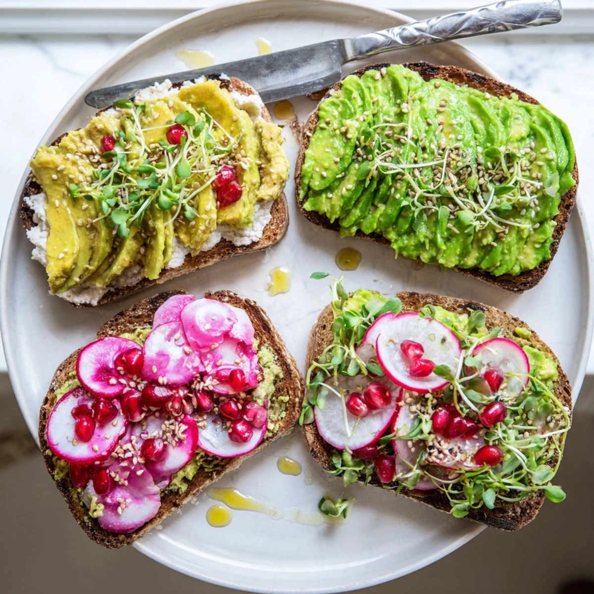 Bright Bold Breakfast Toasts