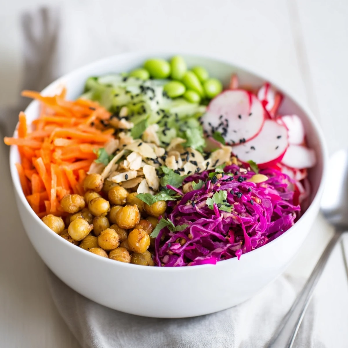 Delightful ASMR Crunch Snack Bowls showcasing fresh textures and flavors for snacking.  
