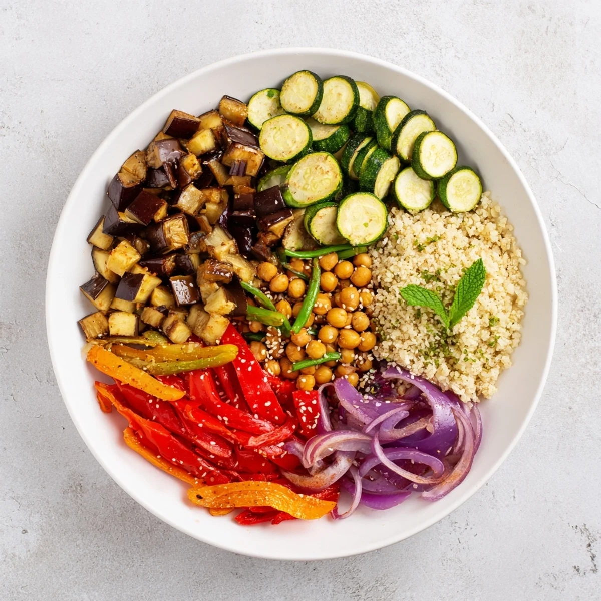 Sizzling The Spice Route dish featuring colorful, aromatic clusters of flavorful Mediterranean, Asian, and Middle Eastern delights.