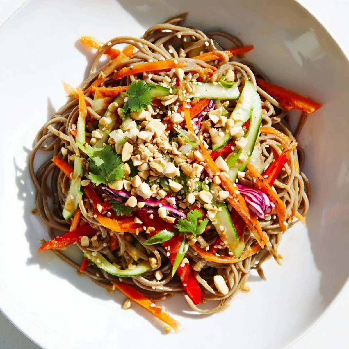 Cold Noodle Salad Sesame-Ginger