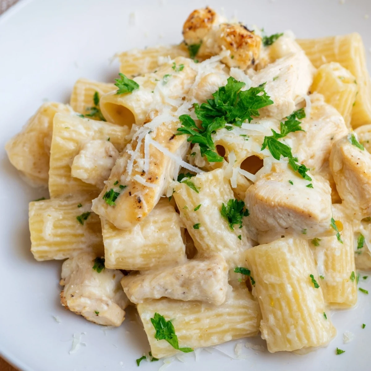 Chicken Alfredo Bake
