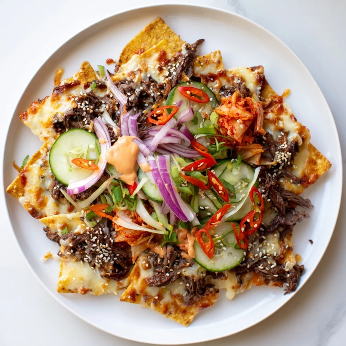 Korean BBQ Nachos Bold Flavors