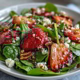 Strawberry Spinach Spring Salad