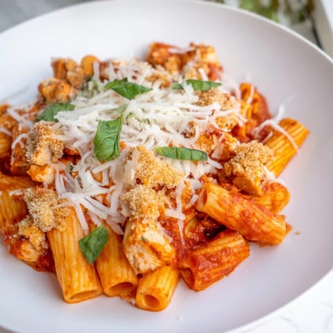 Baked Chicken Parmesan Pasta