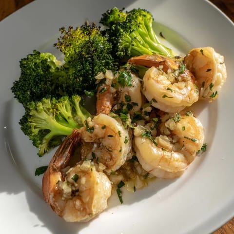 Lemon Butter Shrimp Broccoli