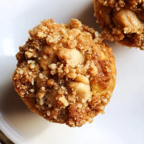 Moist Cinnamon Apple Muffins