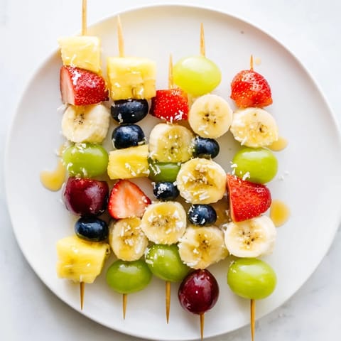 Easy Festive Fruit Kabobs
