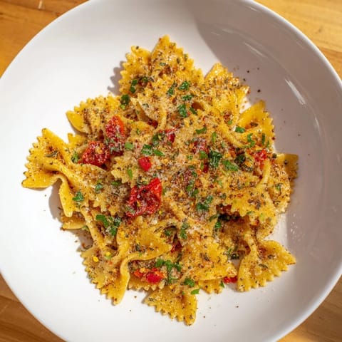 Savory and spiced Lightened Christmas Pasta Chips, perfect for dipping in marinara at your holiday party.