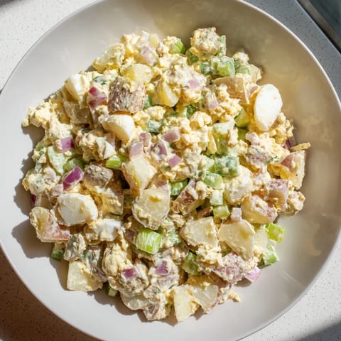 Chopped Egg Potato Salad