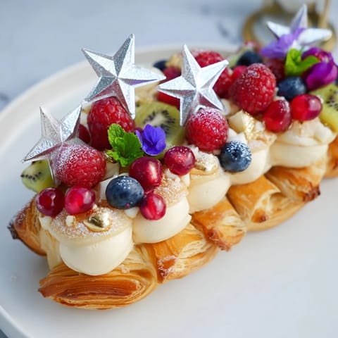 This gorgeous Luxury Diamond Engagement Platter showcases delicate pastries and sparkling white chocolate diamonds.