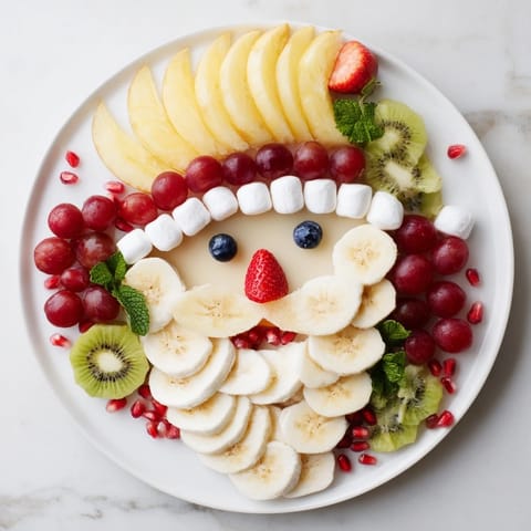 Santa Fruit Platter Pineapple