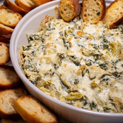 Spinach Artichoke Dip Baguette