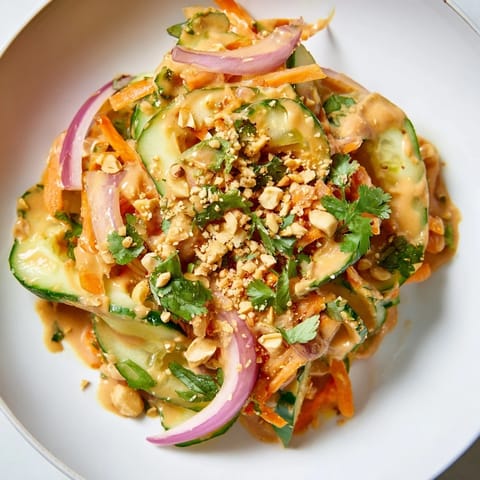 Thai Peanut Cucumber Salad