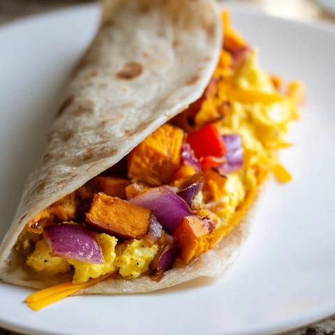 Sweet Potato Breakfast Burritos