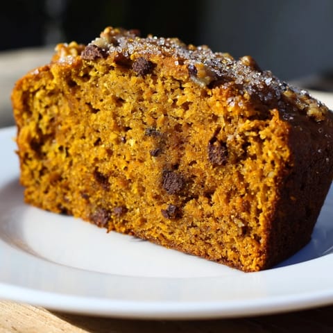 Moist Pumpkin Bread Loaf