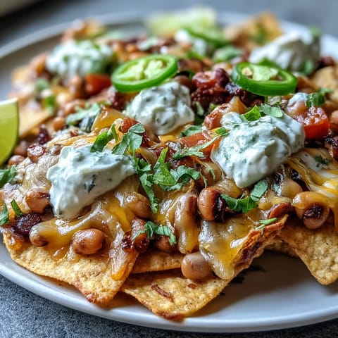 Black-Eyed Pea Nachos