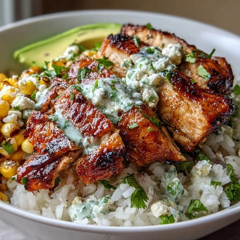 Street Corn Chicken Bowl
