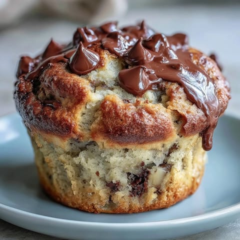 Chocolate Chip Banana Muffins