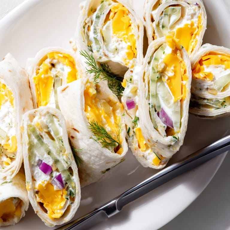 Tangy pickle-in-a-blanket bites with cream cheese, ideal for quick, tasty snacks.