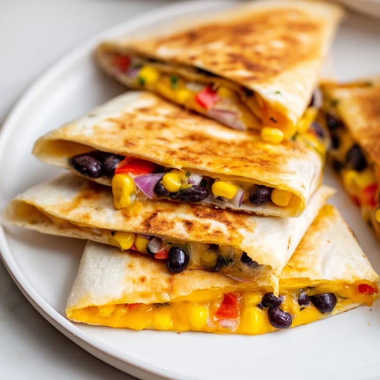 A perfect folded Tortilla Wrap Hack, piping hot from the oven, offering a fulfilling Tex-Mex meal idea.