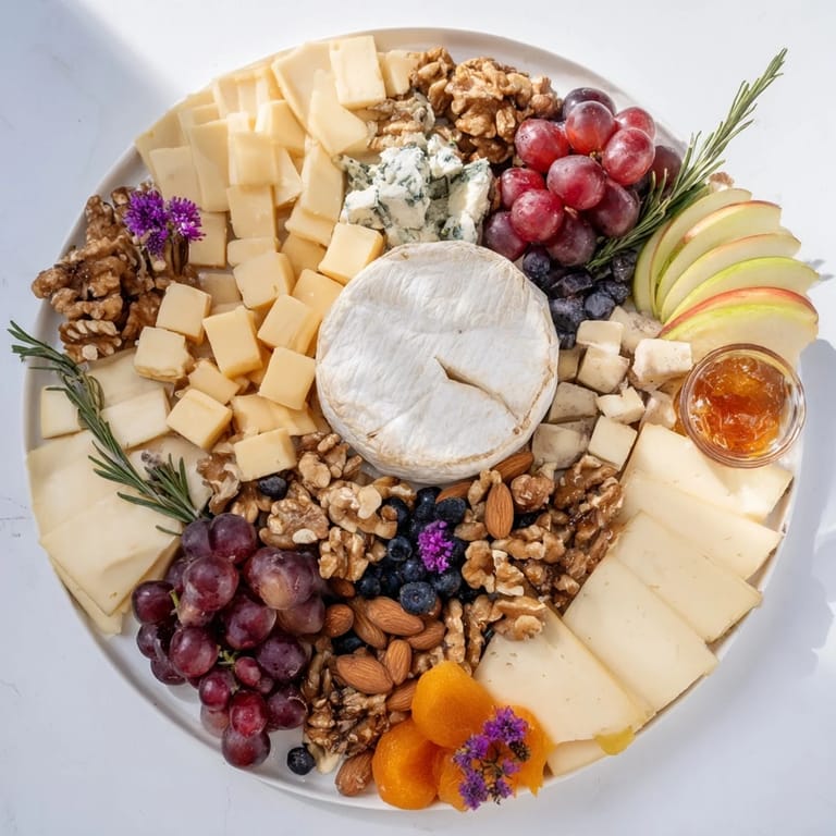 Imagine a festive Woodland Creature Cheese Platter, showcasing colorful cheeses and seasonal elements on a wooden board.