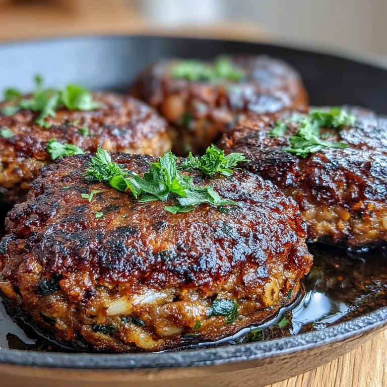 Stack of two Black-Eyed Pea Burger Patties on a toasted bun with lettuce, tomato, and vegan mayo.