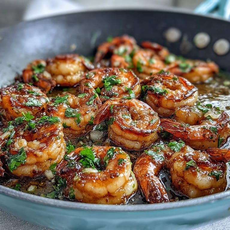 Easy one-pan lemon garlic shrimp and asparagus, a light and flavorful meal with juicy shrimp, fresh asparagus, and a vibrant lemon-garlic finish.